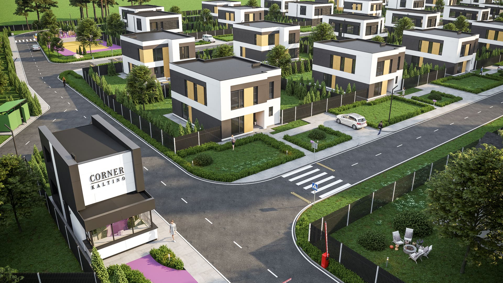 Corner Kaltino — участки и застройка